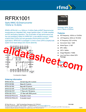 RFRX1001型号图片