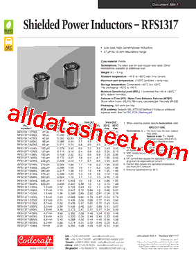 RFS1317-155KL型号图片
