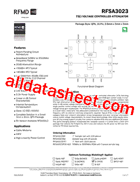 RFSA3023PCK-410型号图片