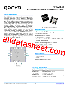 RFSA3043SQ型号图片