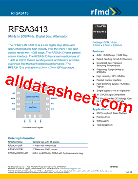 RFSA3413SR型号图片