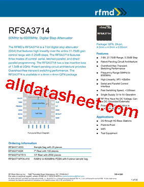 RFSA3714SQ型号图片