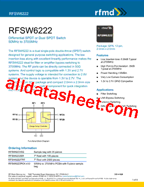 RFSW6222型号图片