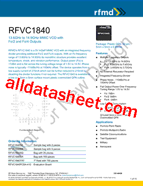 RFVC1840型号图片