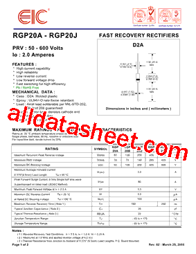 RGP20D型号图片