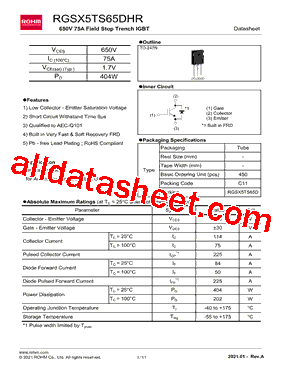 RGSX5TS65DHR型号图片