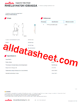 RHEL81H472K1DBA03A型号图片