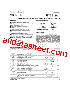 RIC7113A4型号图片