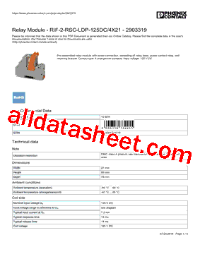 RIF-2-RSC-LDP-125DC型号图片