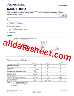 RJK03H1DPA型号图片
