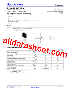 RJK4515DPK_15型号图片