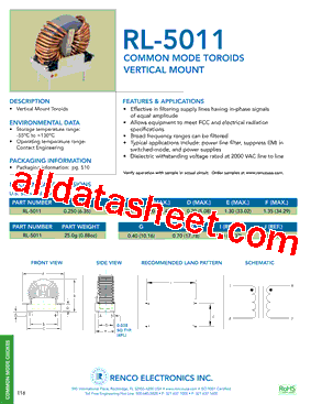 RL-5011-0.5-12型号图片