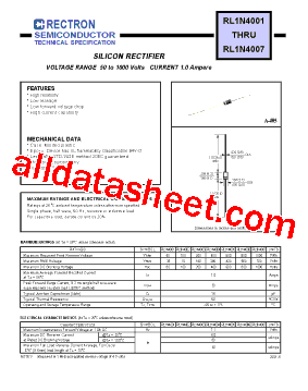 RL1N4006型号图片