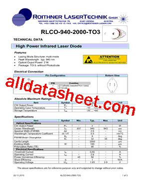 RLCO-940-2000-TO3型号图片