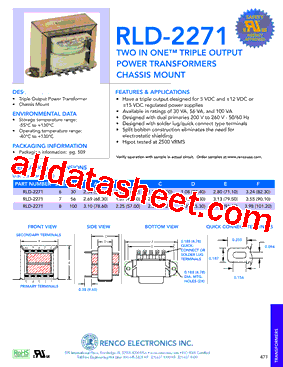 RLD-2271-6-12型号图片