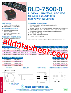 RLD-7500-0-1R5Y型号图片