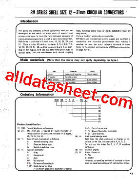 RM5QP-CPA-15P型号图片