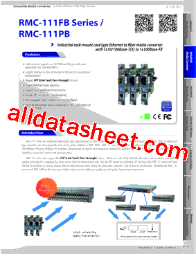 RMC-111FB-SS-SC型号图片