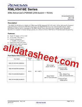 RMLV0416E型号图片