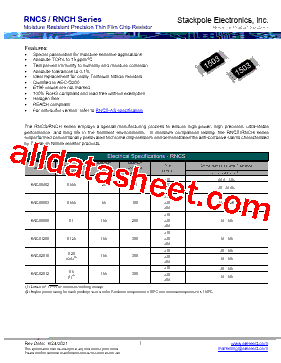 RNCS0603BTC800K型号图片