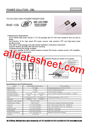 RNP10SC101F010型号图片