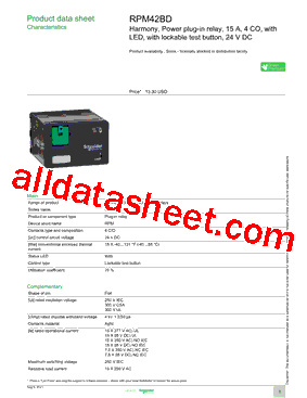 RPM42BD型号图片