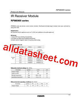RPM6900型号图片