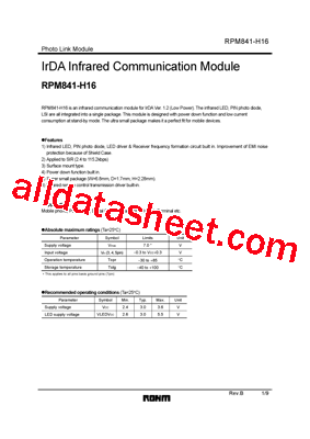 RPM841-H16E4A3型号图片