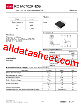 RQ1A070ZPHZG型号图片