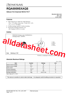 RQA0009SXTL型号图片