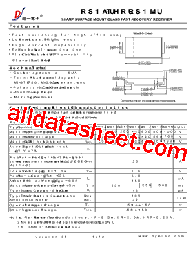 RS1MU型号图片