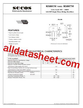 RS805M型号图片