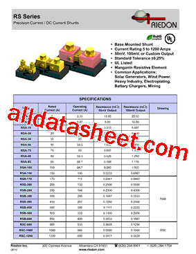 RSA-100-100型号图片