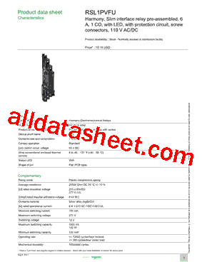 RSL1PVFU型号图片