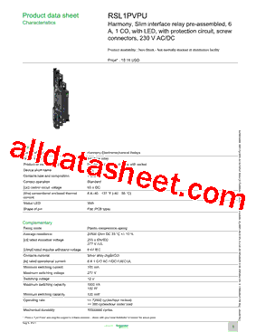 RSL1PVPU型号图片