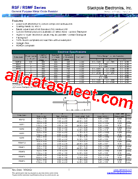 RSMF12JA1M00型号图片