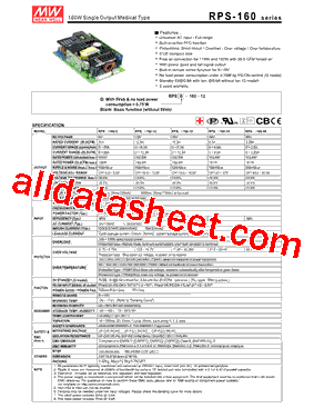 RSP-160-12型号图片