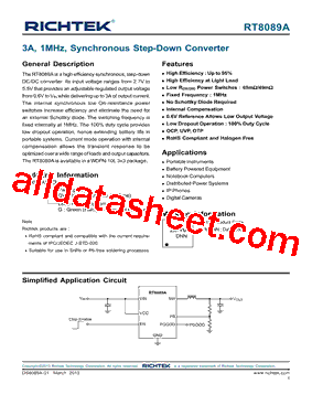 RT8089A型号图片