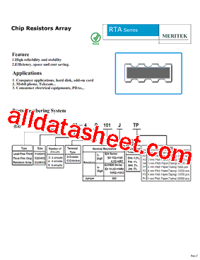 RTA01-4C101FH4型号图片