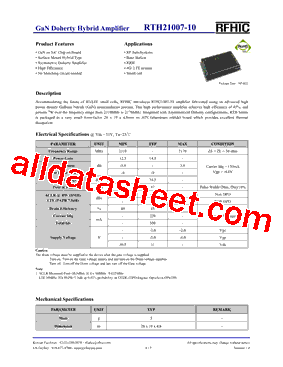 RTH21007-10型号图片