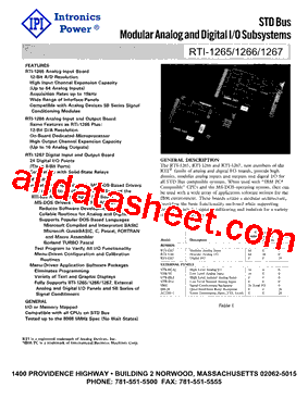 RTI-1266型号图片