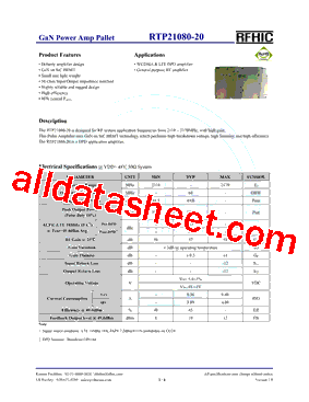 RTP21080-20型号图片