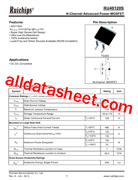 RU40120S型号图片
