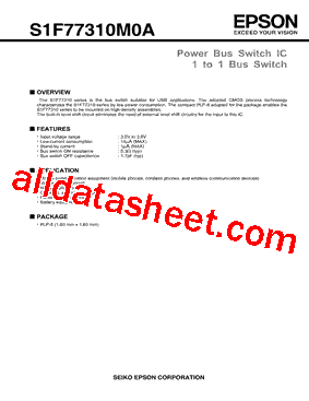 S1F77310M0A型号图片