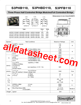 S3PHBD110G18B型号图片