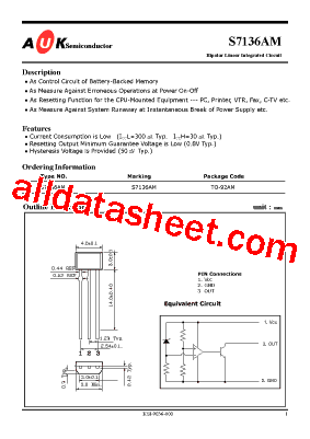 S7136AM型号图片