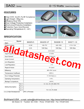 SA023V3型号图片