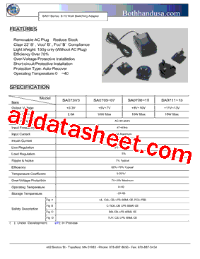 SA0713型号图片