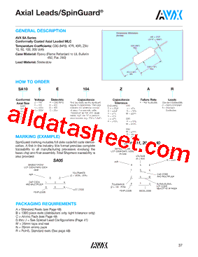 SA202A104FAR型号图片