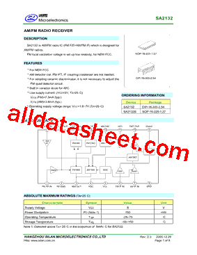 SA2132S型号图片